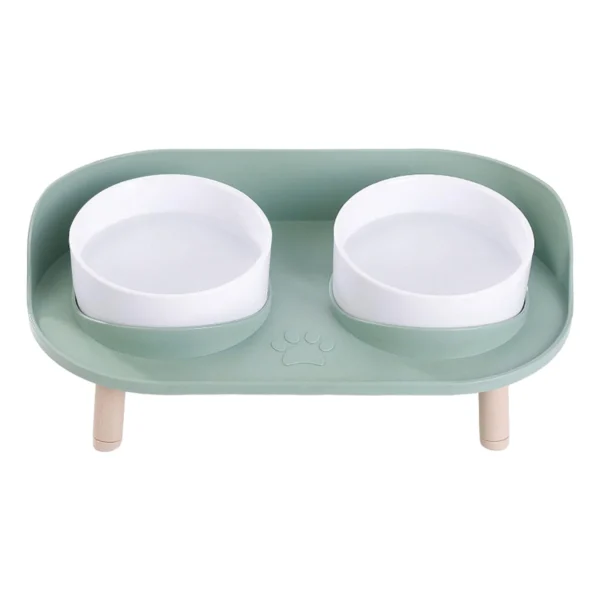 Dog Bowl Stand Feeding Drinking Bowl 2 Modes
