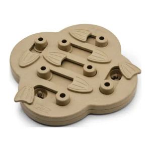 Hide N' Slide Interactive Treat Puzzle Dog Toy, Tan, One-Size