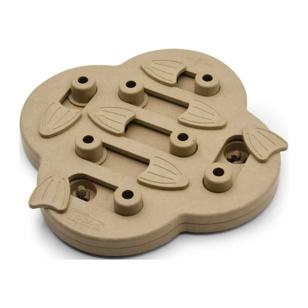 Hide N' Slide Interactive Treat Puzzle Dog Toy, Tan, One-Size