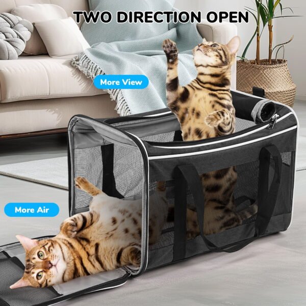Pet Carrier with Wheels for Dogs and Cats for Travel - Image 3